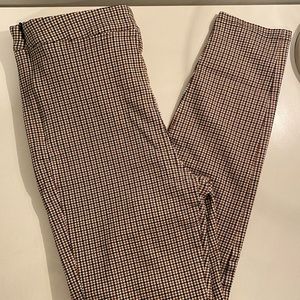Plaid dress ankle pants
